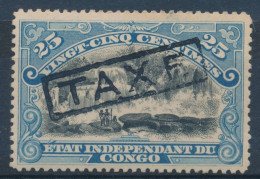 BELGIAN CONGO POSTAGE DUE  HANDSTAMPED TAXE COB TX4 LH - Unused Stamps