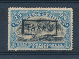 BELGIAN CONGO POSTAGE DUE  HANDSTAMPED TAXES COB TX4 LH - Neufs