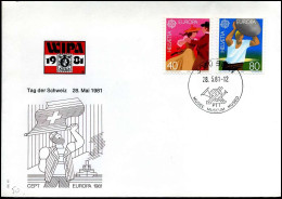 FDC - Switzerland Europa CEPT 1981 - 1981