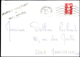 Cover To Marcinelle, Belgium - Storia Postale