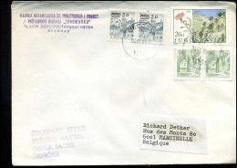 Cover From Yugoslavia To Marcinelle, Belgium - Briefe U. Dokumente