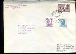 Cover From Yugoslavia To Marcinelle, Belgium - Briefe U. Dokumente