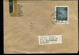 Cover From Yugoslavia To Marcinelle, Belgium - Storia Postale