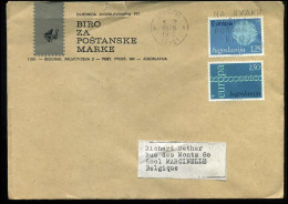 Cover From Yugoslavia To Marcinelle, Belgium - Covers & Documents