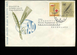 Cover From Yugoslavia To Amsterdam, Netherlands - Covers & Documents