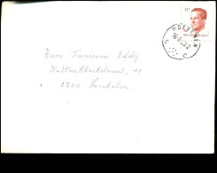 Cover Van Hoevenen Naar Mechelen - N° 2085 - Storia Postale