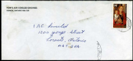 Cover To Toronto - "Tom's Air Cooled Engines, Vernon" - Cartas & Documentos