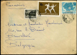 Cover To Brussels, Belgium - Cartas & Documentos