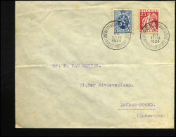 Cover Naar Deurne - Stempel : Antwerpen Luchtvaartstatie / Anvers Aéroport - Storia Postale