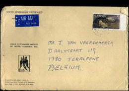 Cover To Teralfene, Belgium - 'South Australian Naturalist' - Storia Postale