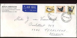 Cover To Teralfene, Belgium - 'Wildlife Conservation Saves For Tomorrow's People, Adelaide' - Storia Postale