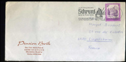 Cover To Lingolsheim, France - 'Pension Both, Montafon' - Storia Postale