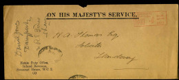 Cover To Llandovery - "On His Majesty's Service' - Lettres & Documents