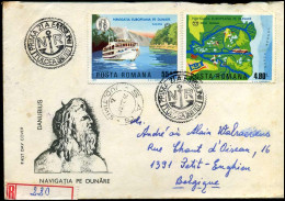 Registered Cover To Petit-Enghien, Belgium - Storia Postale