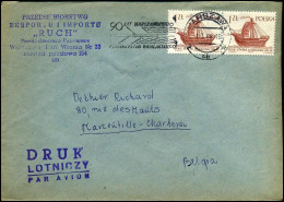 Cover To Marcinelle, Belgium - Lettres & Documents