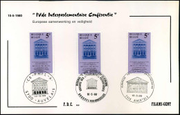 FDC Filami  - 1975 - IVde Interparlementaire Conferentie - 1971-1980