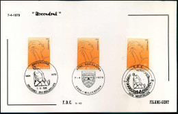FDC Filami  - 1928 - Breendonk - 1971-1980