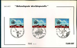 FDC Filami  - 1661 - Meteorologische Wereldorganisatie - 1971-1980