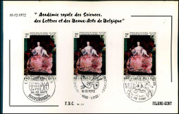 FDC Filami  - 1656 - Académie Royale Des Sciences Des Lettres Et Des Beaux-Arts De Belgique - 1971-1980