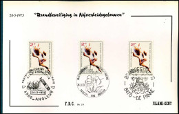 FDC Filami  - 1660 - Brandbeveiliging In Nijverheidsgebouwen - 1971-1980