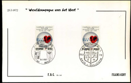 FDC Filami  - 1619 - Wereldcampagne Van Het Hart - 1971-1980