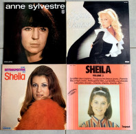 Vinyles 33T - Lot 4 Disques - Vartan / Sheila/ Sylvestre - Disco & Pop