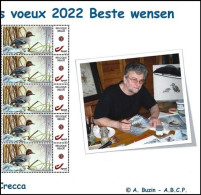 DUOSTAMP/MYSTAMP** - Sarcelle D'hiver / Wintertaling / Winter Blaugrün - ABCP - BUZIN - Gommé / Gegomd - 1985-.. Oiseaux (Buzin)