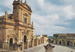 Cartolina Ispica ( Ragusa ) Chiesa Di S. Maria Maggiore - Ragusa