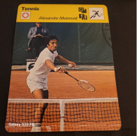 Sport Tennis  *** Alexandre Metreveli  ** - Sport