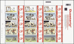 DUOSTAMP/MYSTAMP** Gotlib -  Rétrospective Centre Belge De La BD - Isaac Newton - Gai Luron - Hamster Jovial - Philabédés (cómics)