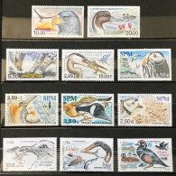 Lot De 11 Timbres Neufs** Poste Aérienne Saint Pierre Et Miquelon 1998 À 2008 Yt N° 78 À 88 - Ongebruikt