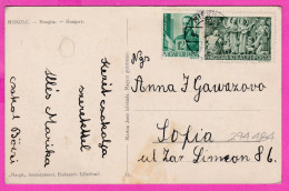 294484 / Hungary - Miskolc Avasi Torony Tower PC 1943 USED 12+4 F.general Artúr Görgey , Christmas Music Song Angels - Covers & Documents