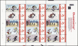 DUOSTAMP** / MYSTAMP** - Morris: Lucky Luke - Jolly Jumper - Rantanplan - Daltons - Mint