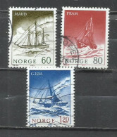 9557-SERIE COMPLETA  NORGE NORUEGA 1972 Nº 606/608 BARCOS - Used Stamps