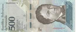 BANCONOTA VENEZUELA 500 UNC (XP656 - Venezuela