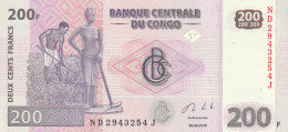 BANCONOTA CONGO 200 UNC (XP618 - Unclassified