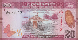 BANCONOTA SRI LANKA 20 UNC (XP593 - Sri Lanka