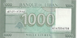 BANCONOTA LIBANO 1000 UNC (XP586 - Lebanon