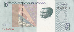 BANCONOTA ANGOLA 5 EF (XP576 - Angola