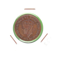 GEORGES VI / CEYLON / ONE CENT 1943 - Sri Lanka