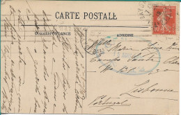 WW1 , 1916 Censored Postcard From Bayonne France To Portugal , Portuguese  Censor 12 Stamp , Church - Prima Guerra Mondiale