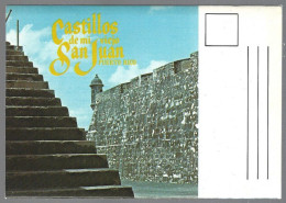 (PAN)  CP  Carnet De 7 Vues Recto/verso Castillos Old San Juan Puerto Rico.unused - Châteaux