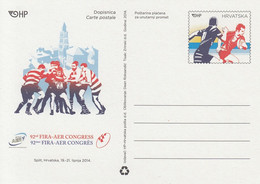 CROATIA Postal Stationery 70,rugby - Rugby