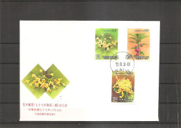 Taiwan - Formose - Fleurs ( FDC De 1988 à Voir) - FDC