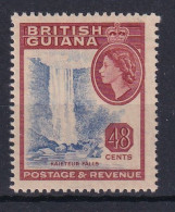 British Guiana: 1954/63   QE II - Pictorial   SG341     48c   Ultramarine & Brown-lake   MH - Guyana Britannica (...-1966)