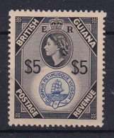 British Guiana: 1954/63   QE II - Pictorial   SG345     $5        MH - Guyana Britannica (...-1966)