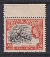 British Guiana: 1954/63   QE II - Pictorial   SG339a     24c   Brown & Orange   MH - Guyana Britannica (...-1966)