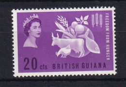 British Guiana: 1963   Freedom From Hunger     MH - Guyana Britannica (...-1966)