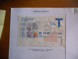 Tarif Du 16-05-1987 : Lettre De 100g NU à 1F45 : Validité Périmée -  Taxe Au Double De L'insu. à 2F90 Contrexéville Frag - 1960-.... Brieven & Documenten
