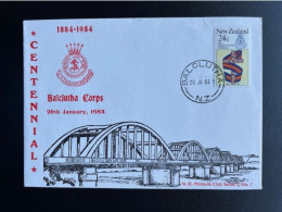 NEW ZEALAND 1984 SPECIAL COVER BALCLUTHA CORPS SALVATION ARMY 26-01-1984 NIEUW ZEELAND - Lettres & Documents